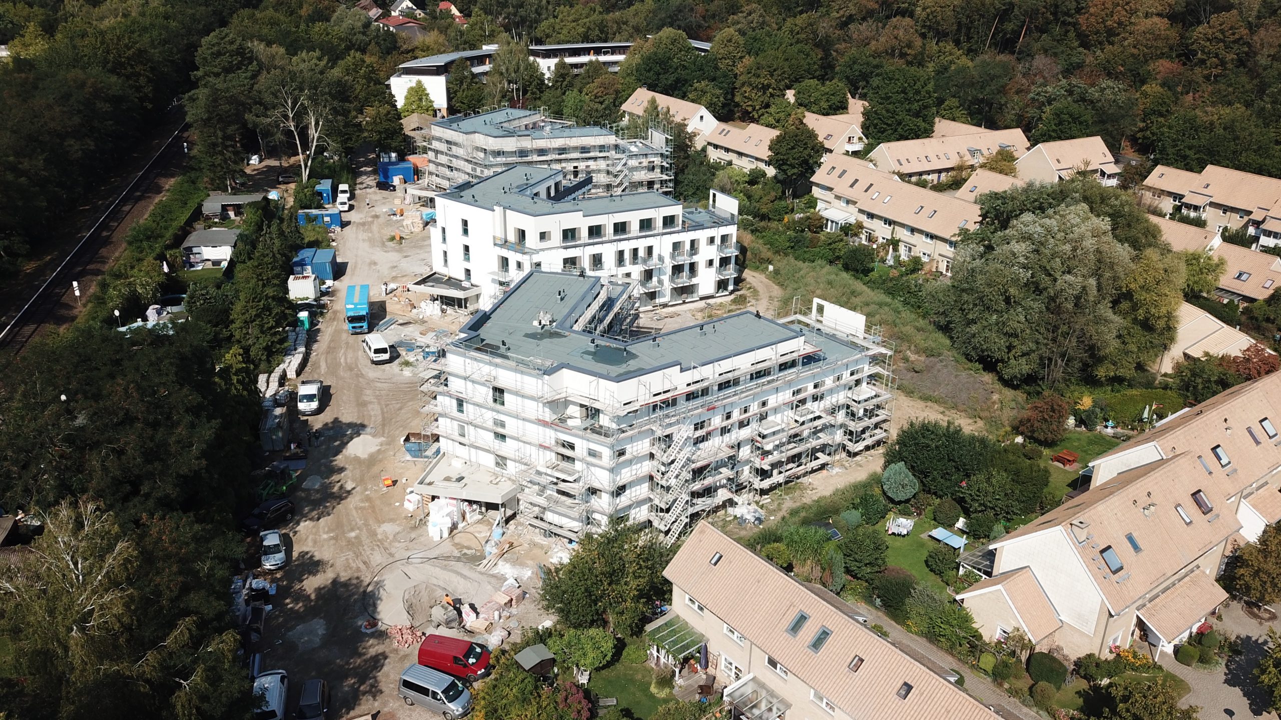 Landschaftsbau am Bauvorhaben Heiligensee