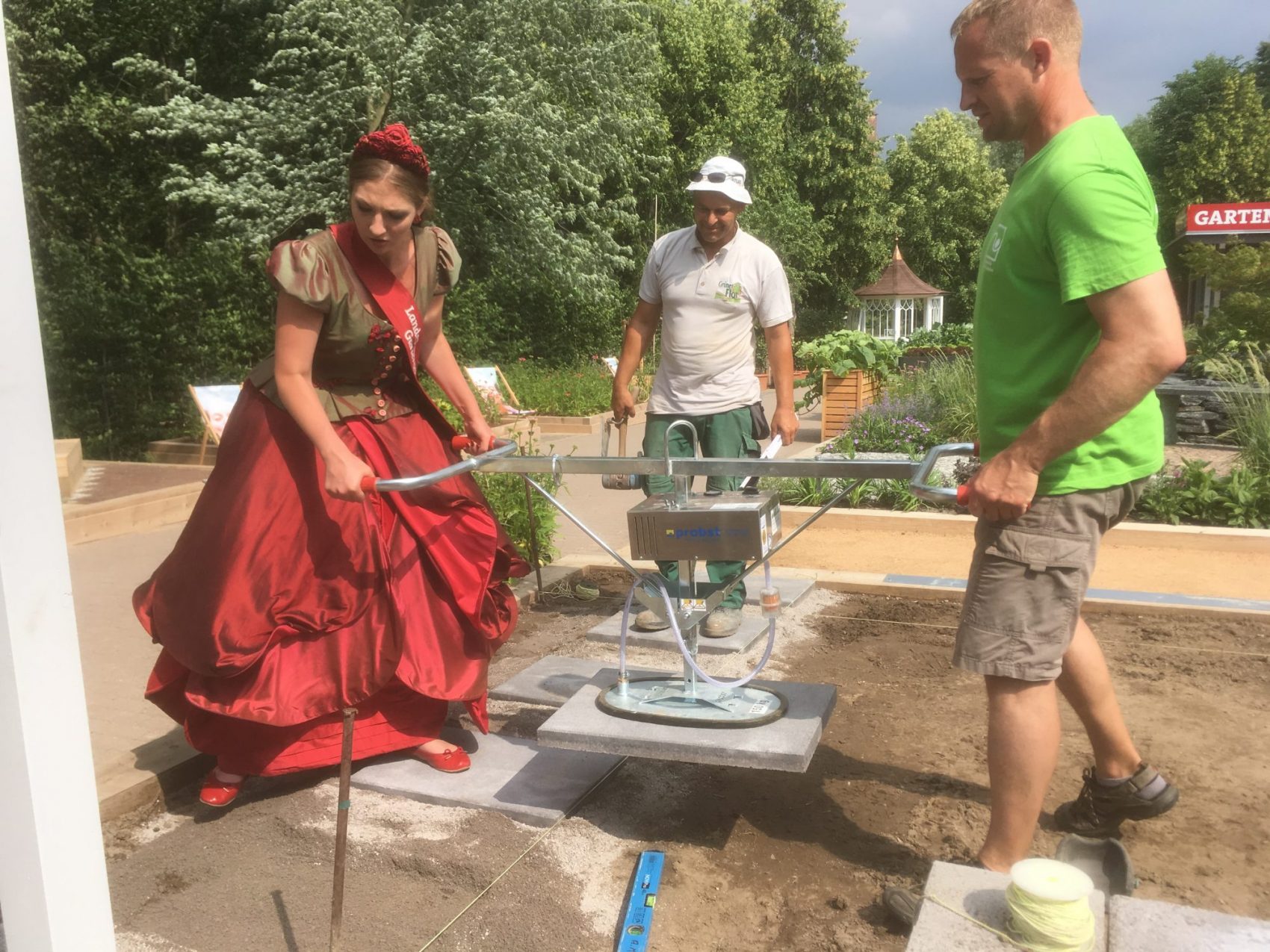 Grüner Flor baut auf der Landesgartenschau Wittstock 2019